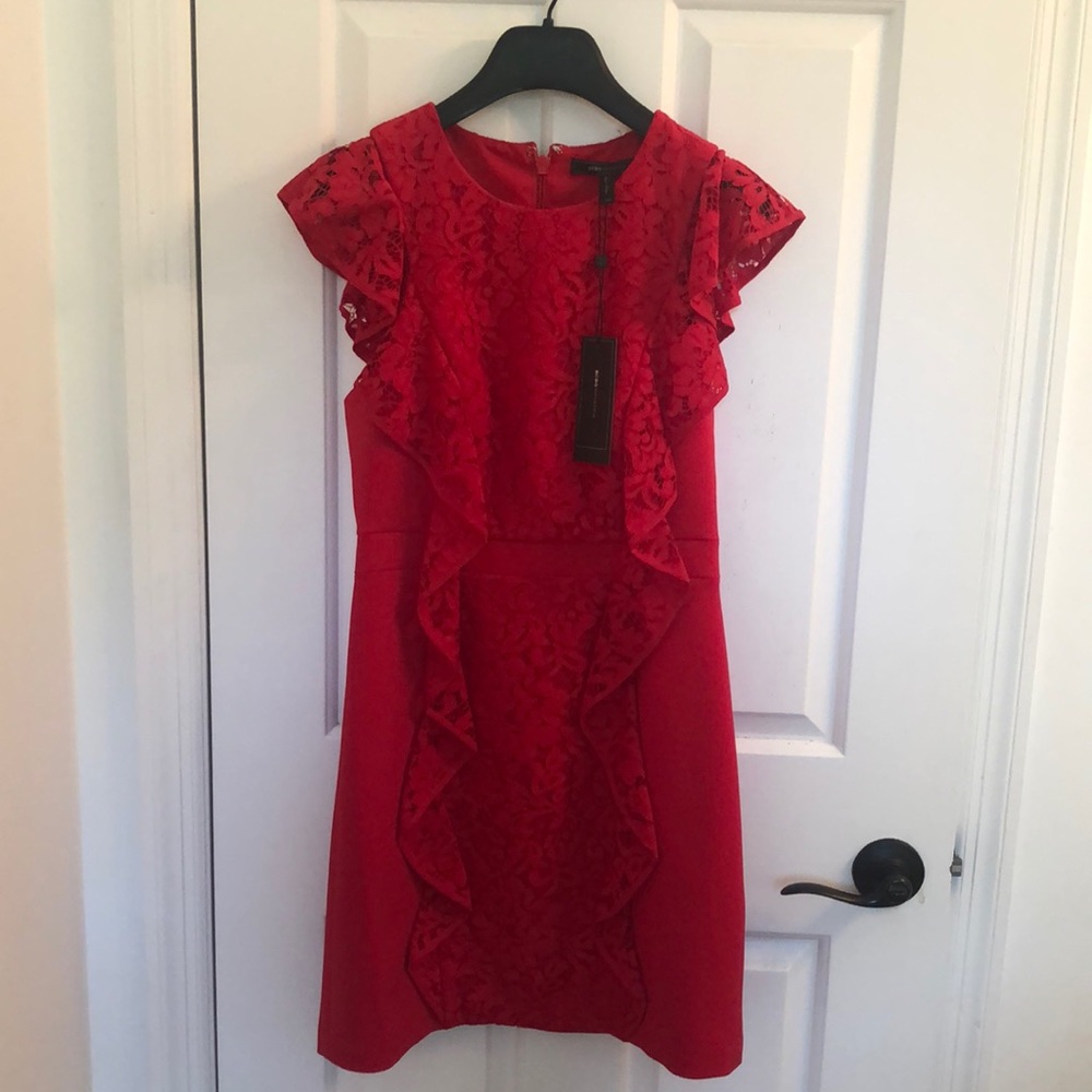 NWT - BCBG MAX AZRIA Red Cocktail Dress - Size 4